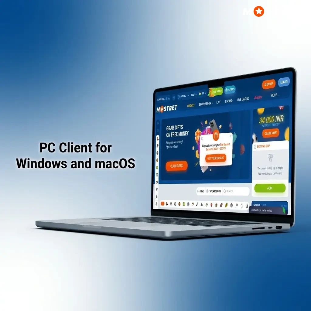 Mostbet website accessible on Windows and macOS via Chrome, Firefox, or Safari browser without software installation