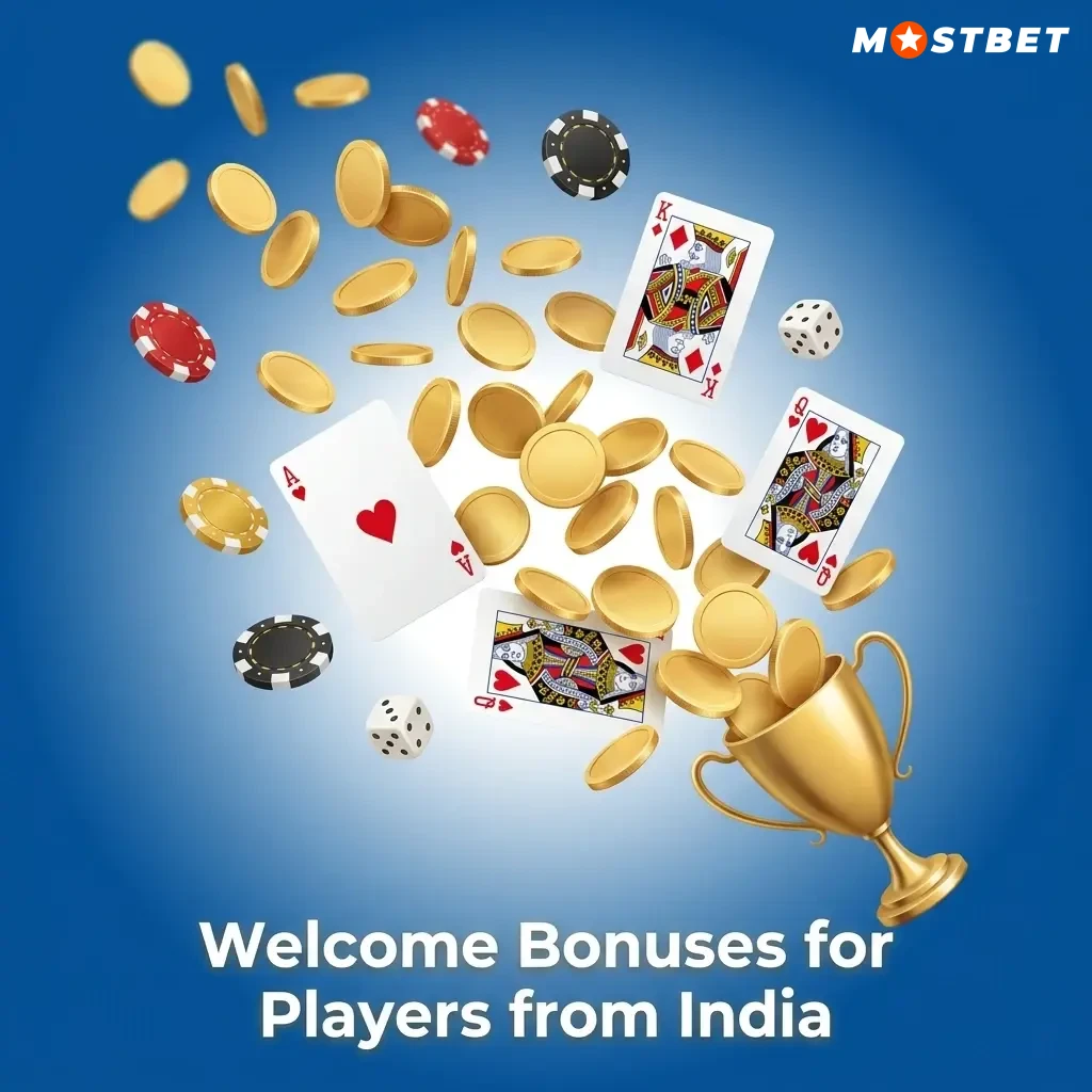 Welcome bonus for Indian players offering 125% up to ₹34,000 and 250 Free Spins for sports and casino